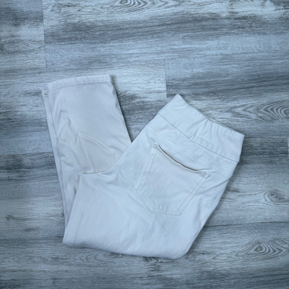 Coldwater‎ Creek Women's Beige Pull On Capri Pants Size 16P Elastic Waist